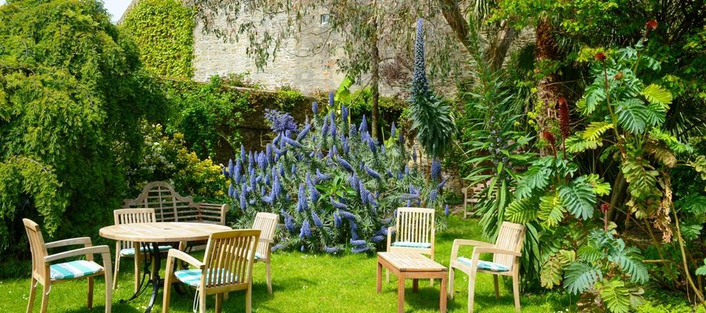 Logis Hotel Les Fuchsias Saint-Vaast-la-Hougue Exterior foto
